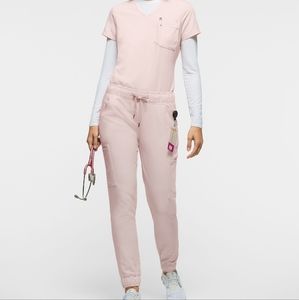 Jaanuu Blushing Pink Scrub Set